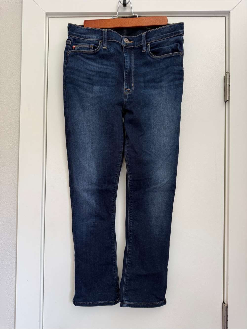 HUDSON Mid-High Rise Dark Wash Jeans